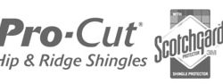 Pro Cut Hip Ridge Shingles Logo